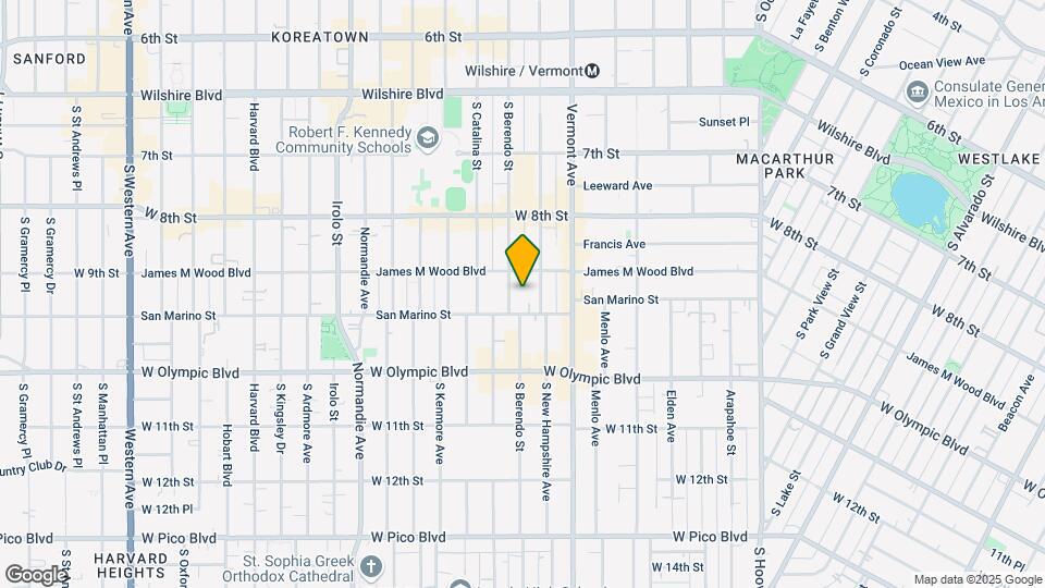916 S Berendo St Map and Location Details