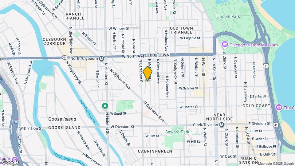 1418 N Mohawk St Map and Location Details