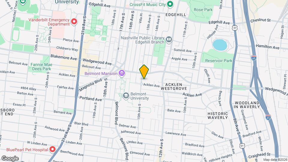 1810 15th Ave S Map and Location Details