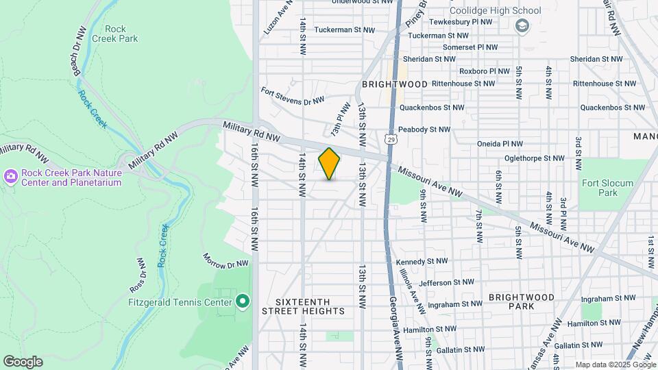 1340 Nicholson St NW Map and Location Details