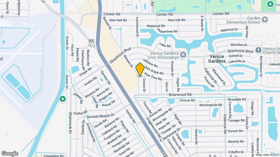 1761 Banyan Dr Map and Location Details