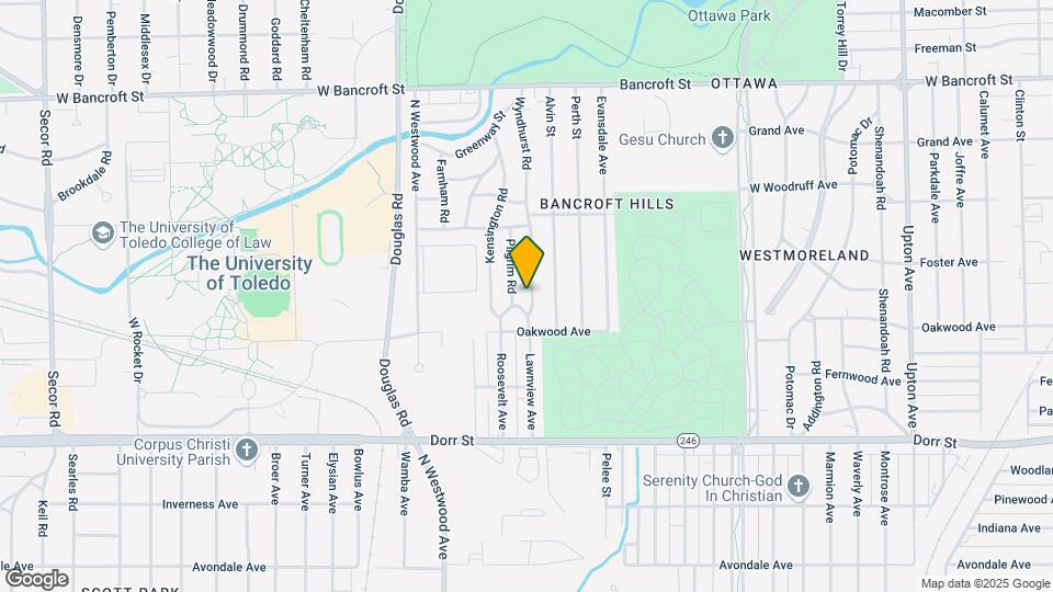 1735 Wyndhurst Rd Map and Location Details