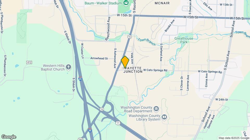 1470 W Cato Springs Rd Mapa y Detalles de la Ubicación
