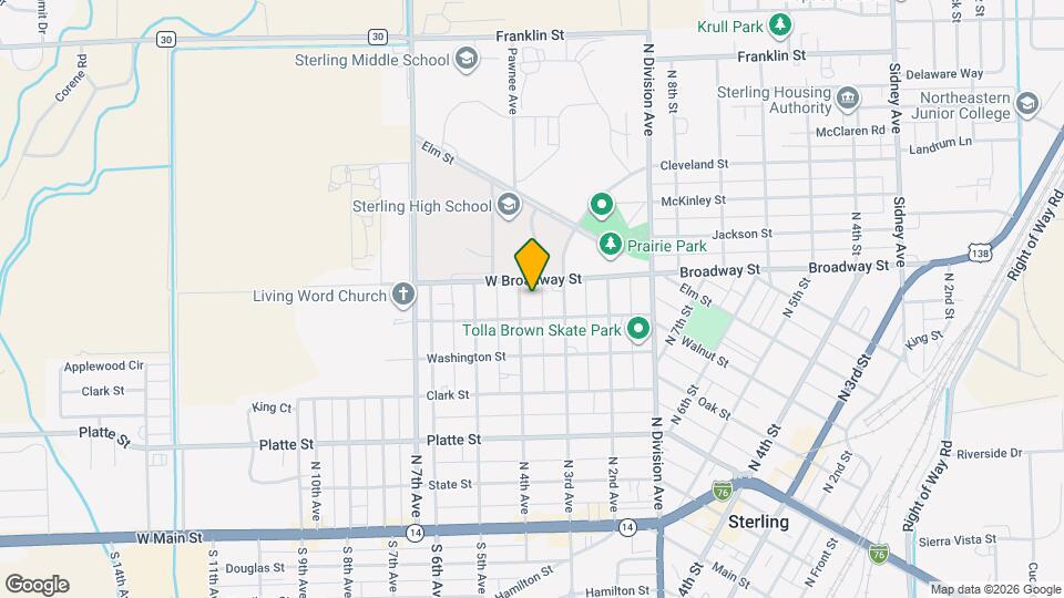620 N 4th Ave Map and Location Details