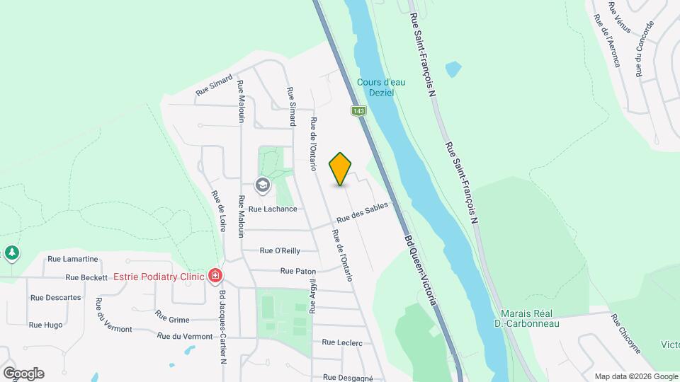 1441 Cousineau Rue Map and Location Details