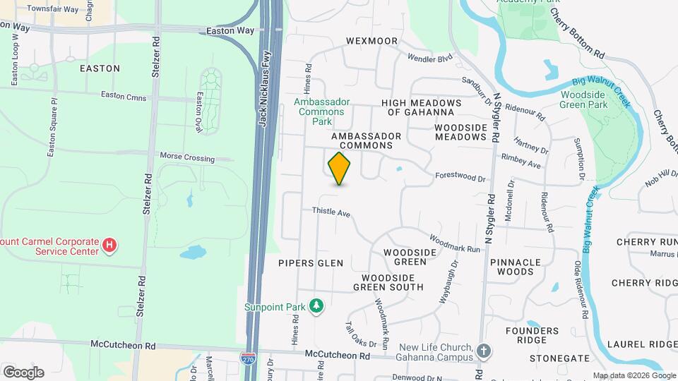 620 Mistletoe Ct Map and Location Details