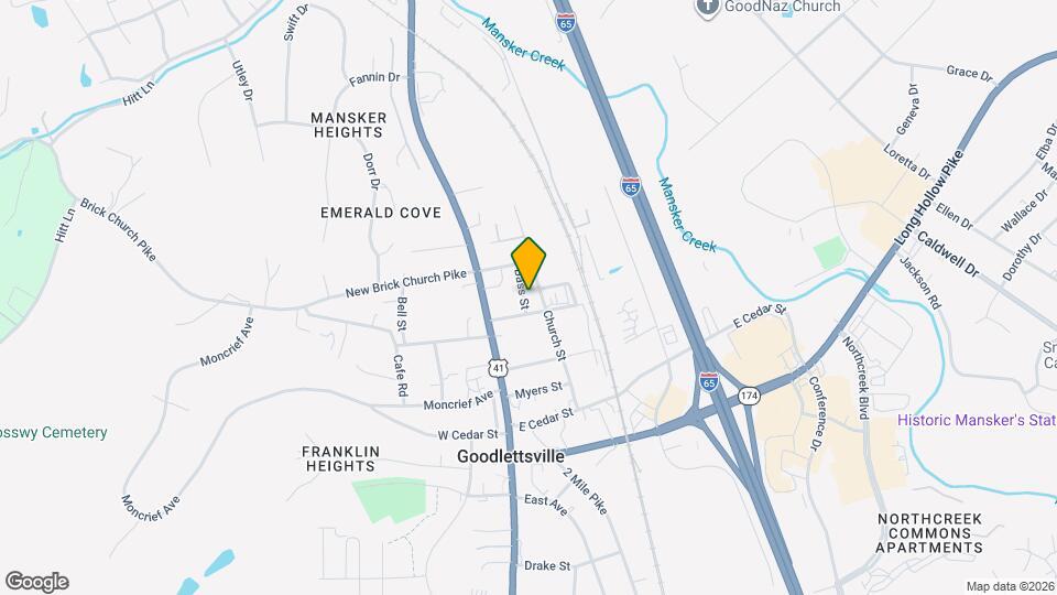 403 Bass St Map and Location Details