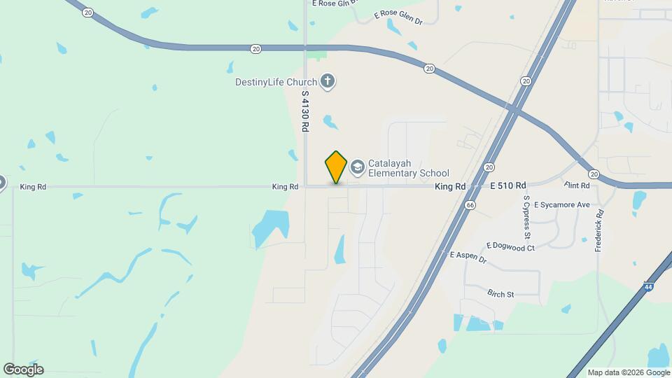 10106 E King Pl Map and Location Details