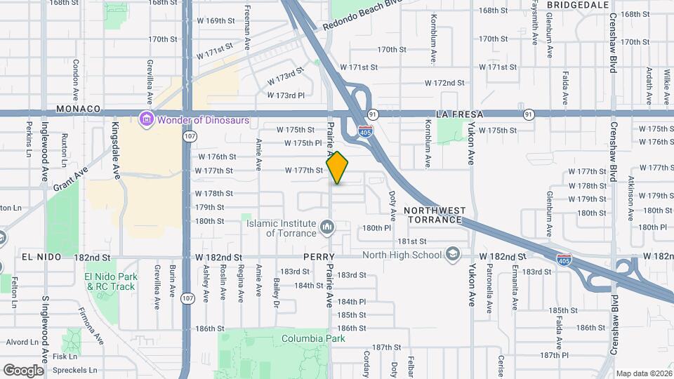 3947 W 178th St, Unit 3 Map and Location Details