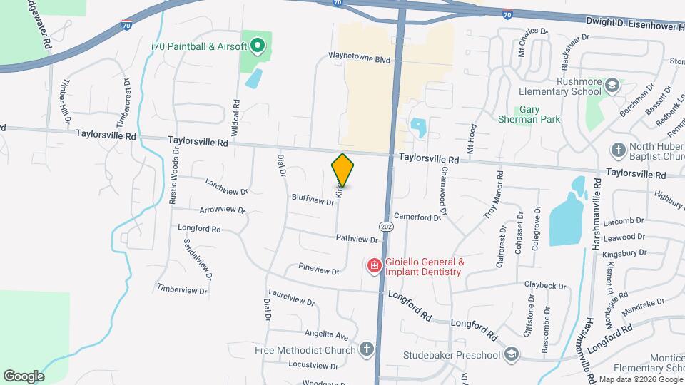 7320 Kirkview Dr Map and Location Details