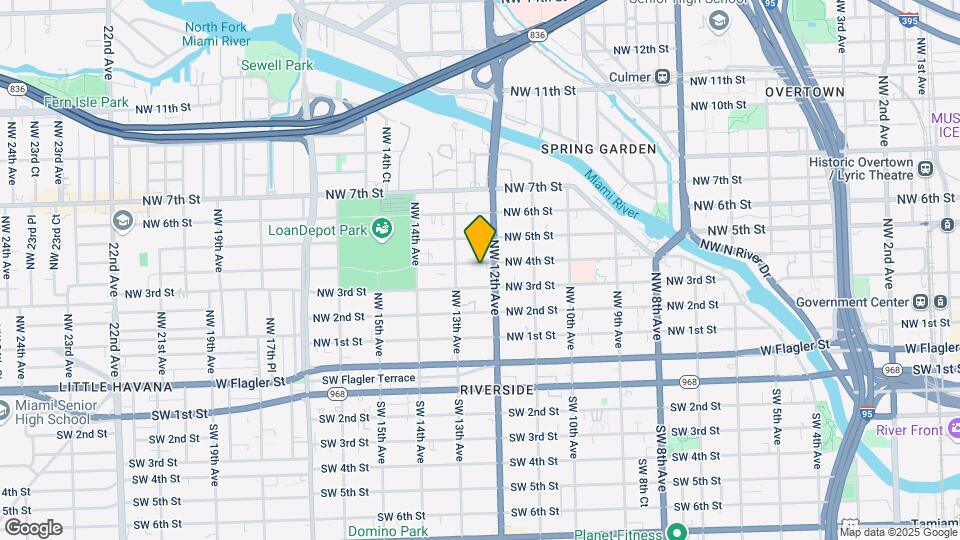 Little Havana Mapa y Detalles de la Ubicación