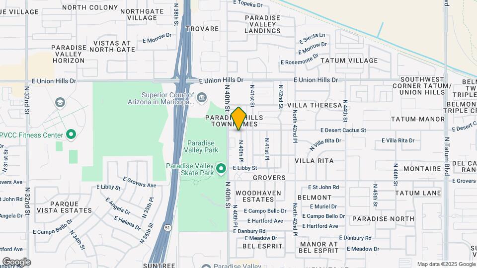 4021 E Desert Cactus St-Unit -101 Map and Location Details