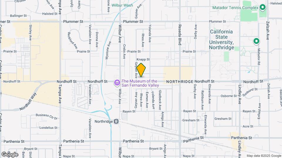 18735 Nordhoff St Map and Location Details