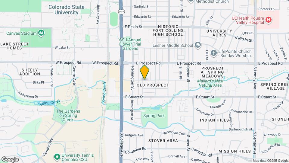 1702 Mathews St-Unit -#2 Map and Location Details