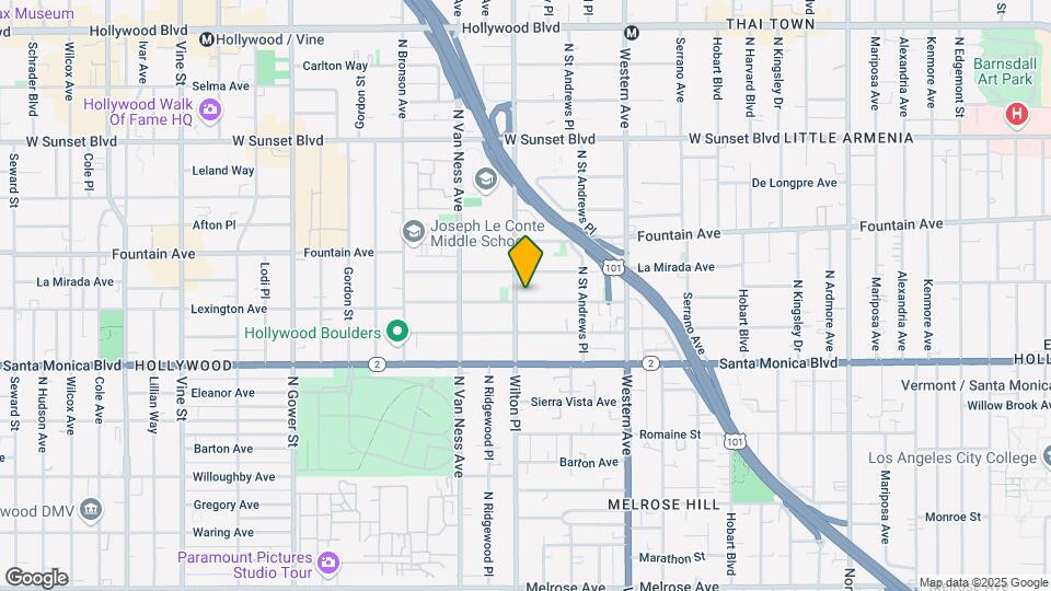 5661 Lexington Ave Map and Location Details