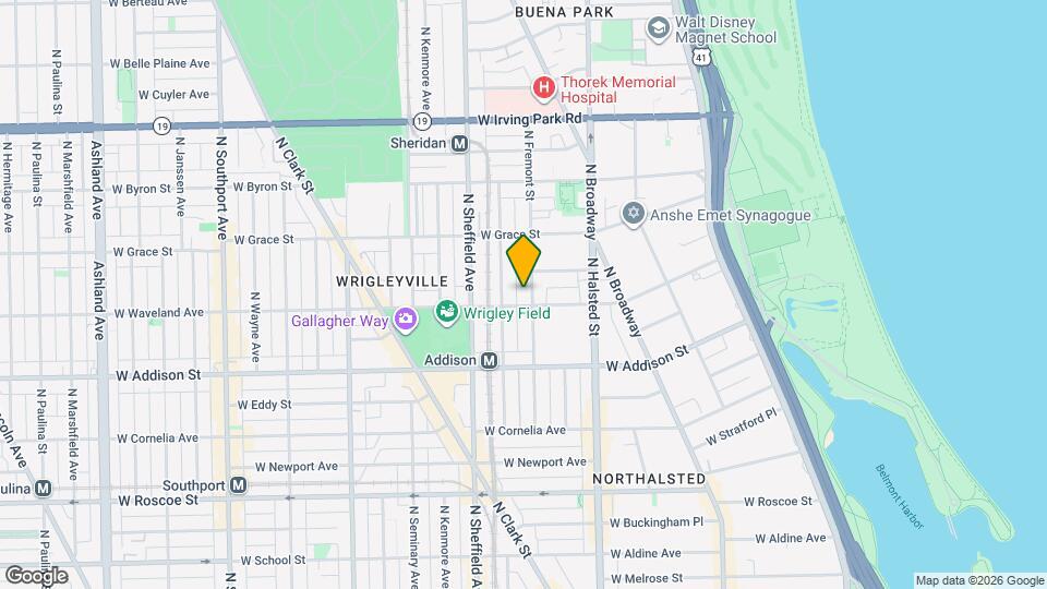 3708 N Fremont Map and Location Details