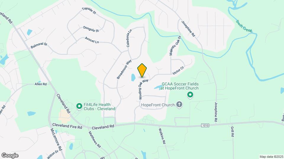 244 Winding Oak Way Map and Location Details