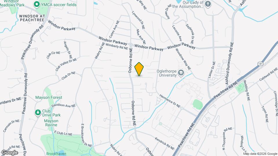 1169 Haven Brook Way NE Mapa y Detalles de la Ubicación