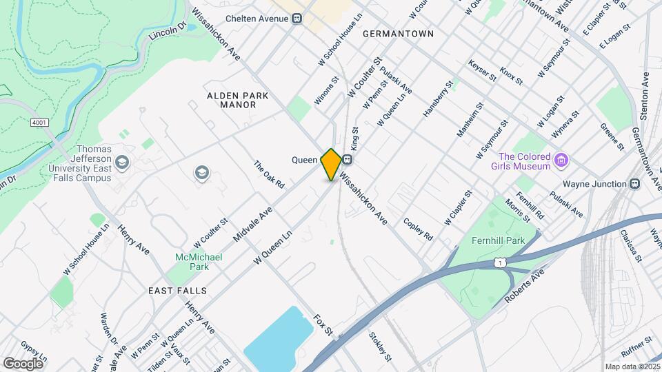 2819 W Queen Ln Mapa y Detalles de la Ubicación