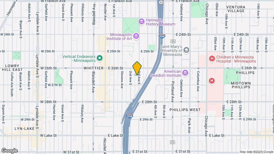 2620 3rd Ave S Map and Location Details