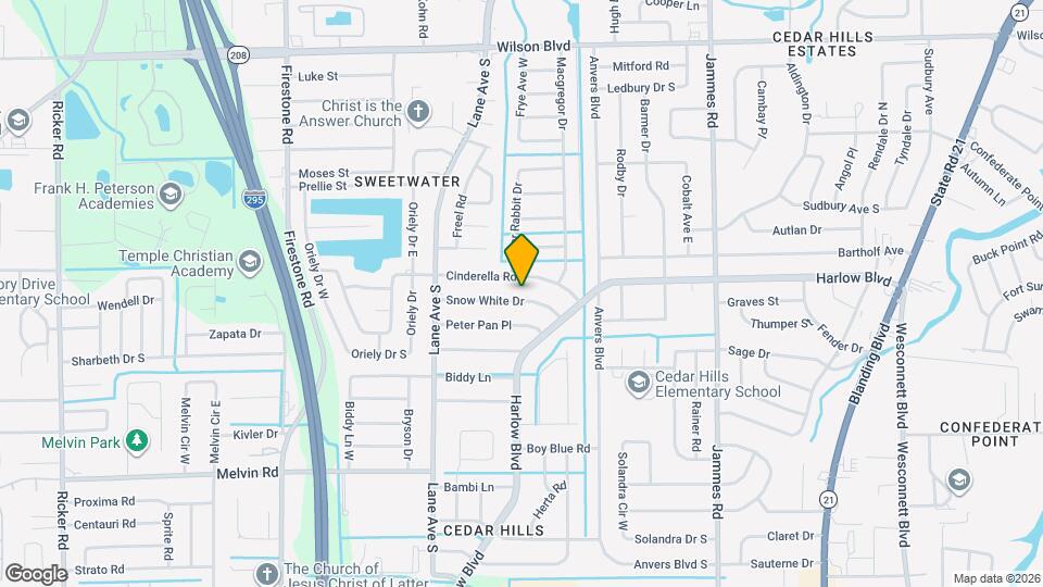 6757 Snow White Dr Map and Location Details