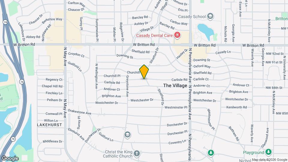 1904 Carlisle Rd Map and Location Details