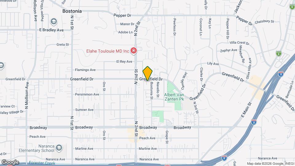 1357 Greenfield Dr Map and Location Details