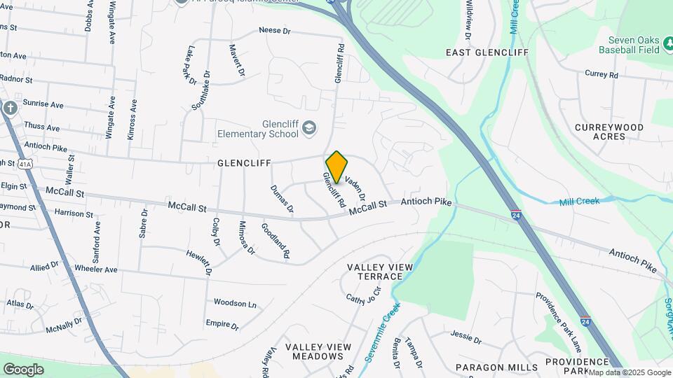 3310 Glencliff Rd Map and Location Details