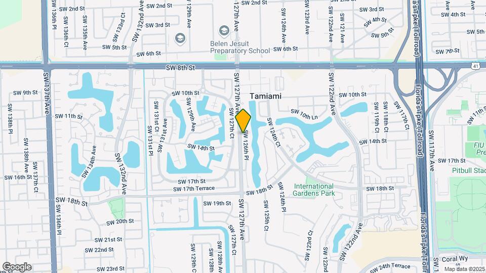 1300 SW 126th Pl Map and Location Details