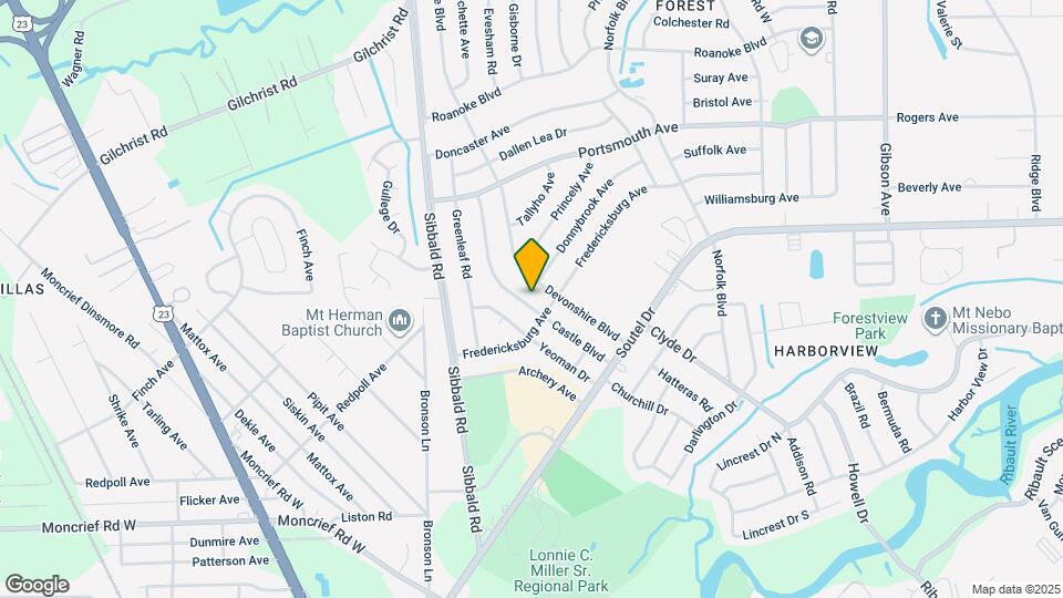 9021 Castle Blvd Map and Location Details