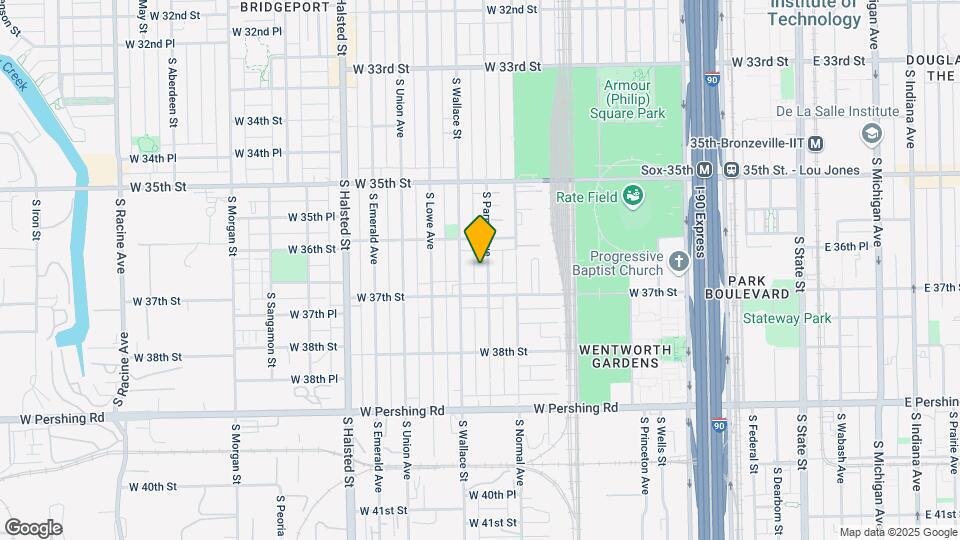 3632 S Parnell Ave Mapa y Detalles de la Ubicación