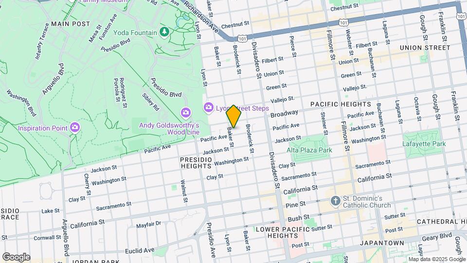 2988 Pacific Ave Mapa y Detalles de la Ubicación