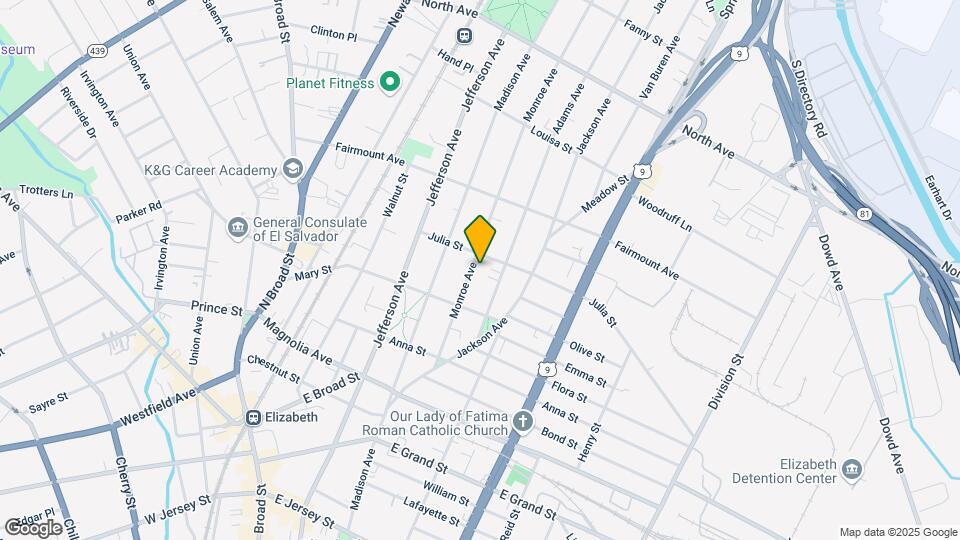 537 Monroe Ave Mapa y Detalles de la Ubicación