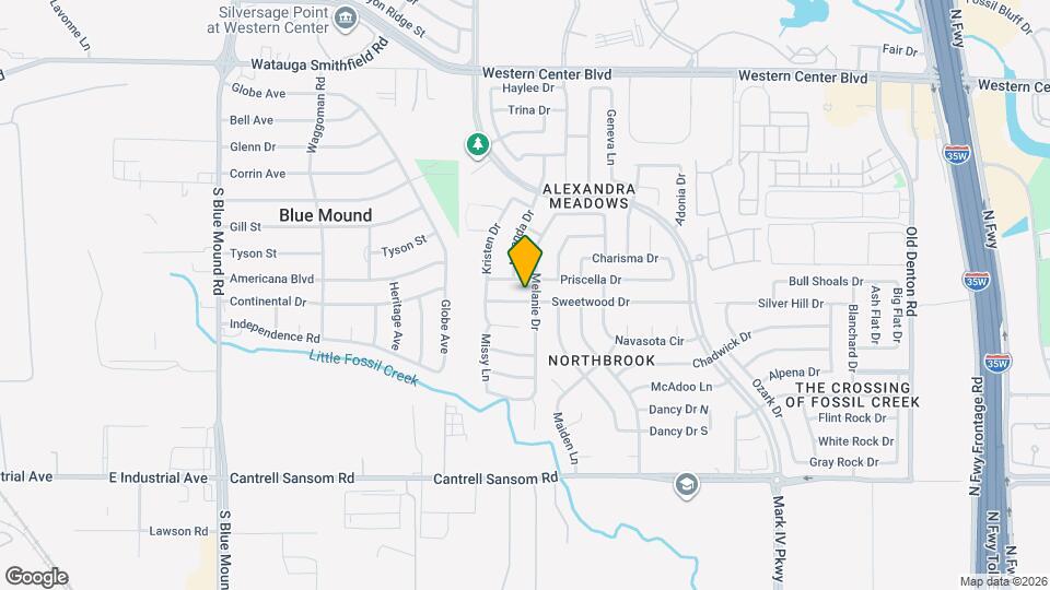 2201 Sweetwood Dr Map and Location Details