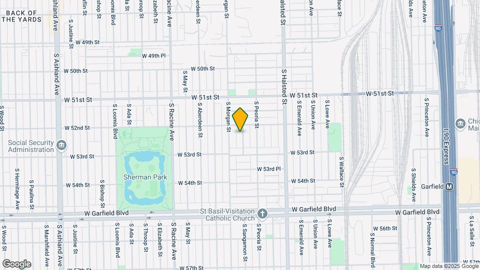 5220 S Sangamon St Map and Location Details