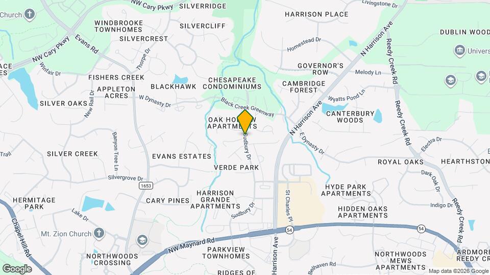 Oak Hollow Apartments Map and Location Details