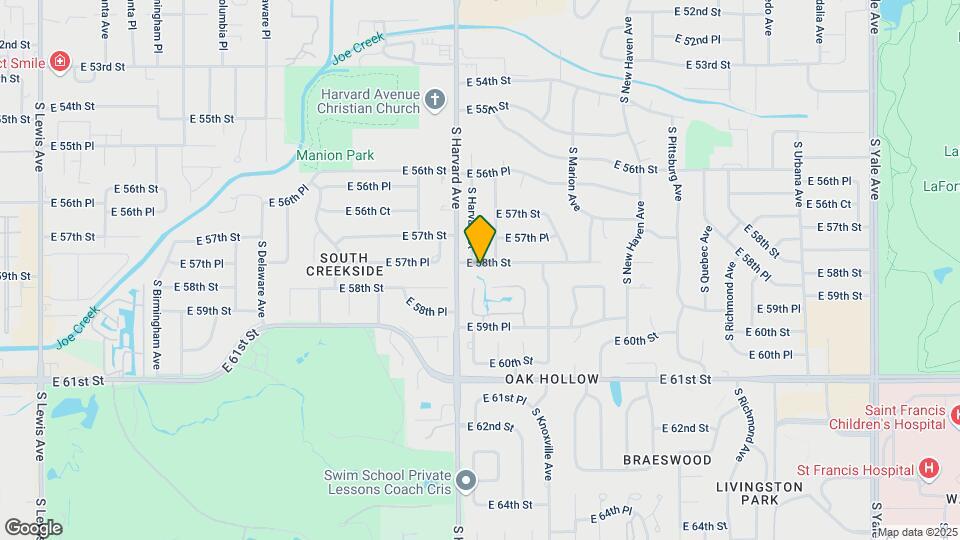 3318 E 58th St Map and Location Details
