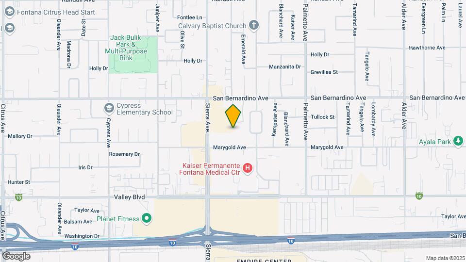 Ironwood Apartments- Fontana, CA Map and Location Details