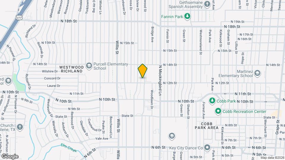 1218 Briarwood St Map and Location Details