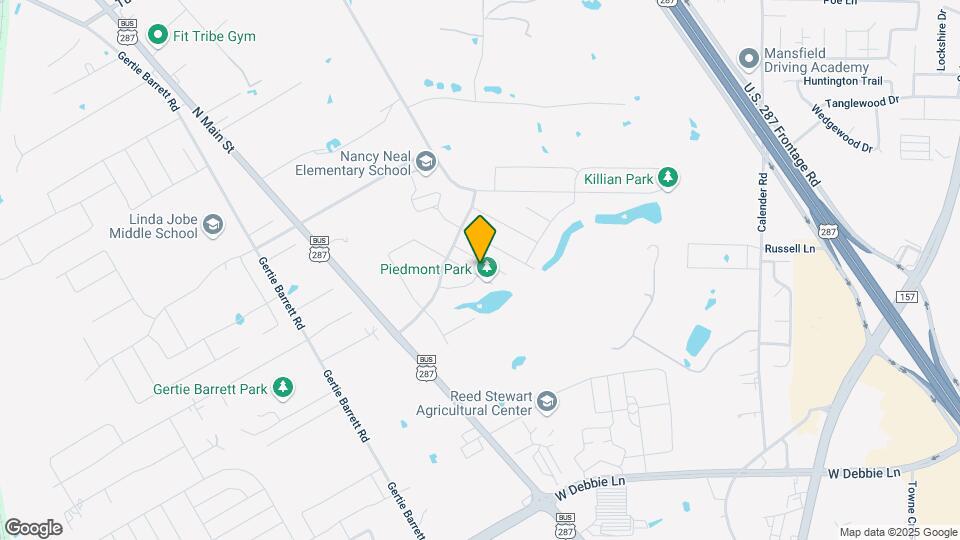 1318 Piedmont Dr Map and Location Details
