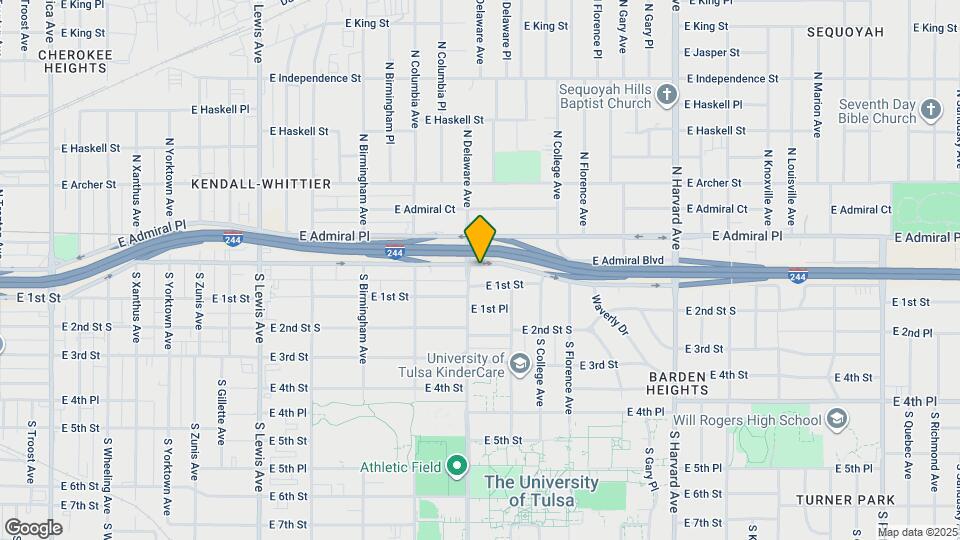 2812 E Admiral Blvd Map and Location Details
