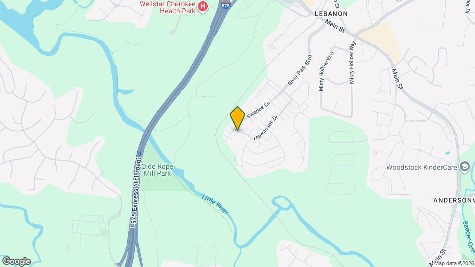 363 Hiawassee Dr Map and Location Details