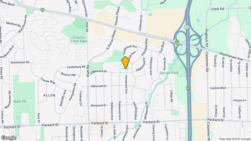 3345 Edgewood Dr Map and Location Details