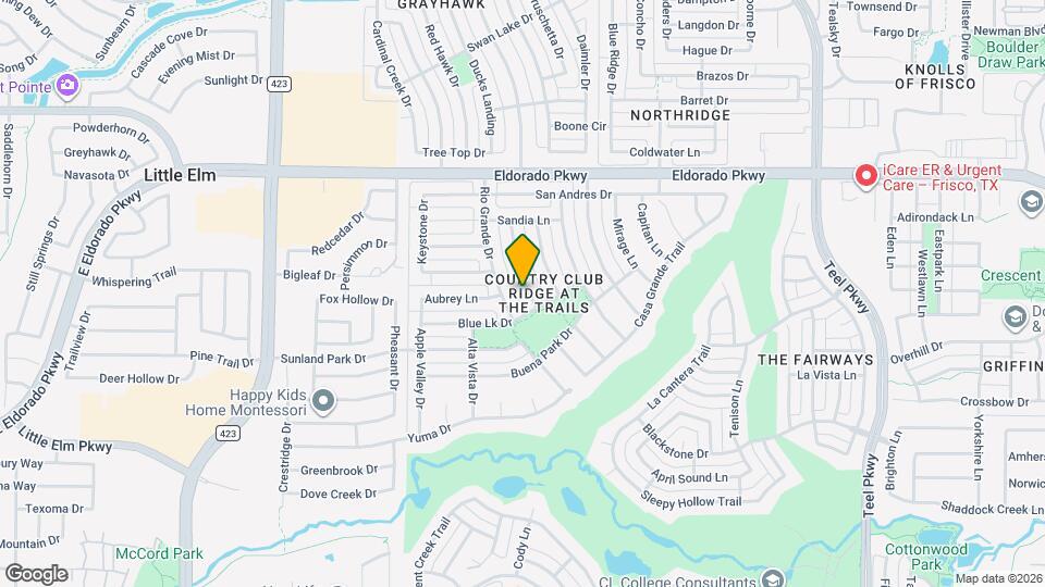 11563 Avondale Dr Map and Location Details