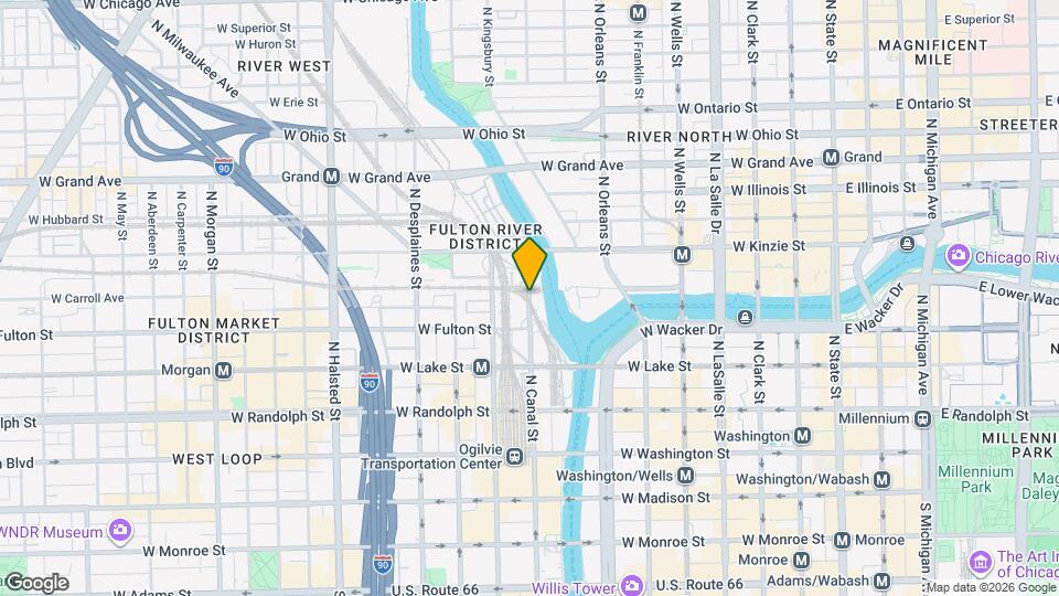 306 N Canal St Map and Location Details