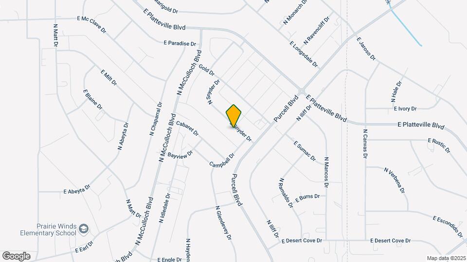 858 E Snyder Dr Map and Location Details