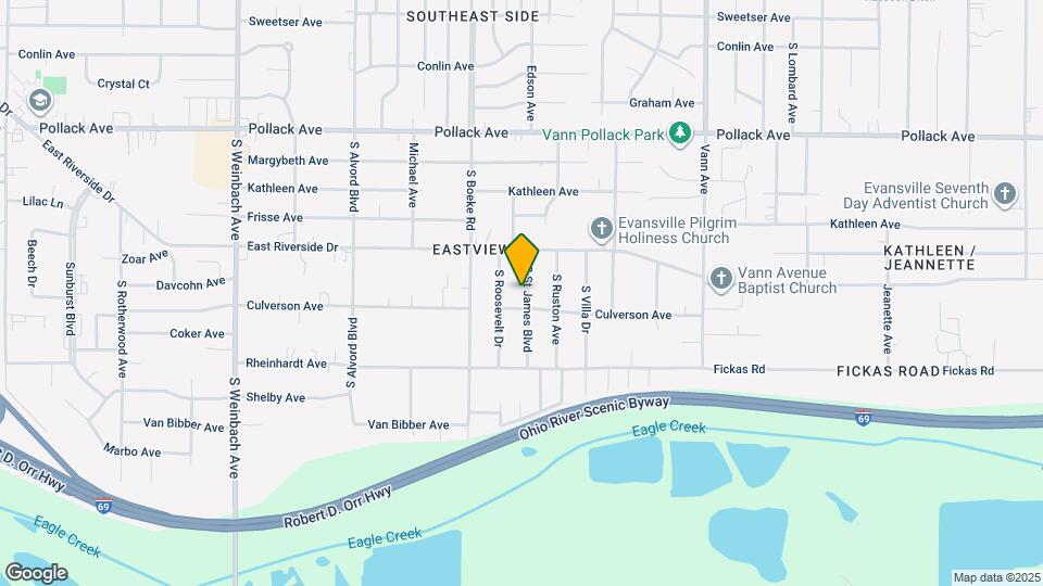 2619 S St James Blvd Map and Location Details