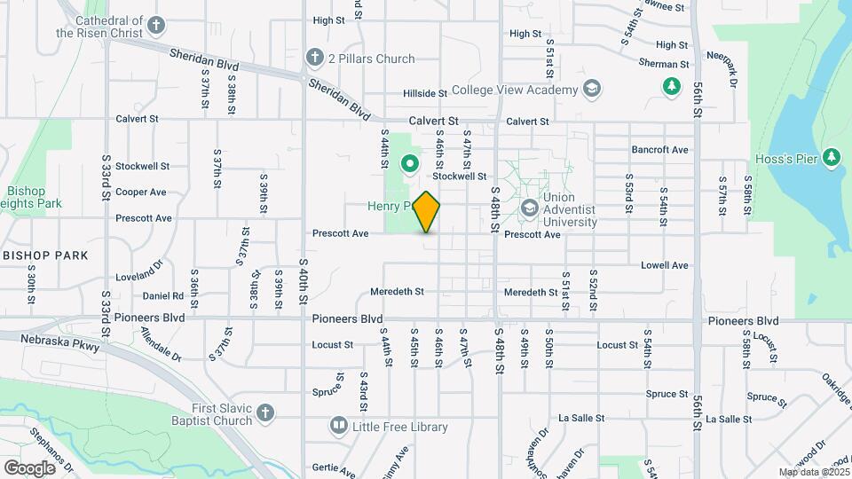 4523 Prescott Ave Map and Location Details