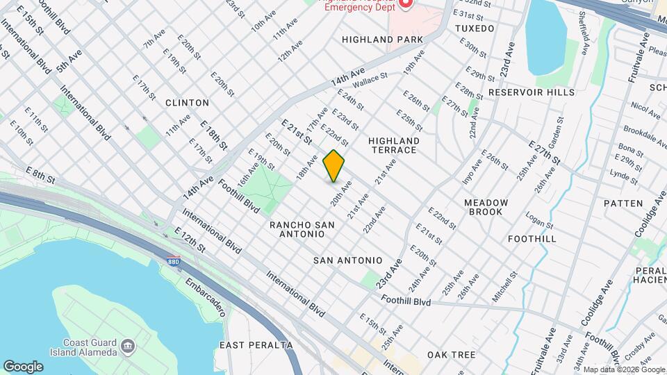 1946 E 20th St Mapa y Detalles de la Ubicación