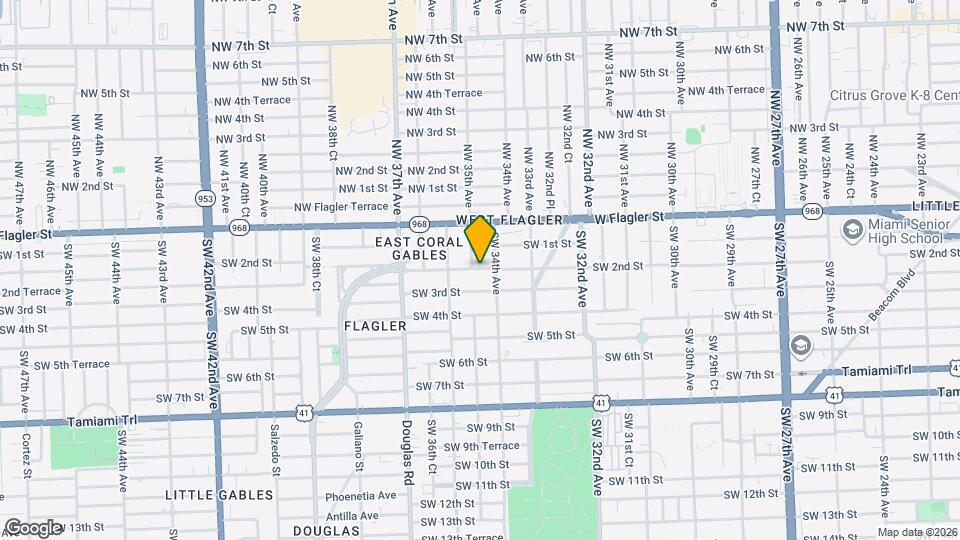 3440 SW 2nd St Map and Location Details